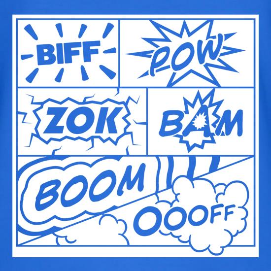 Biff Pow Bam t shirt